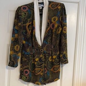 Vintage Willy’s Influence Women's Jacket with White Trim Sz 12